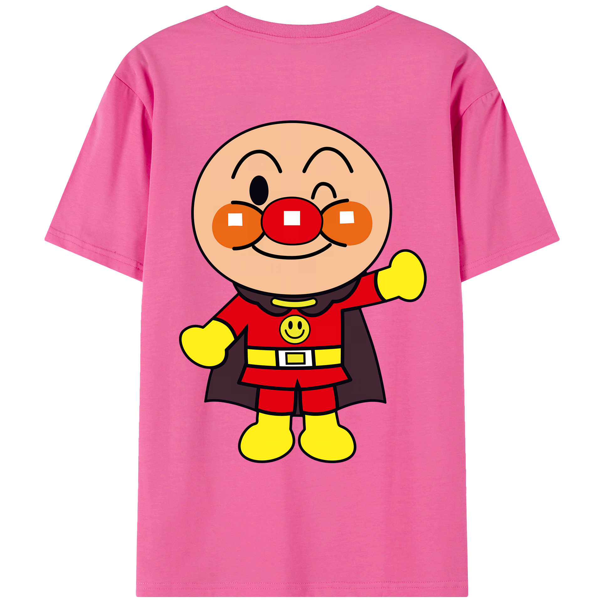 （画像用） アンパンマン Anpanman レディース半袖Tシャツ(バックプリント)